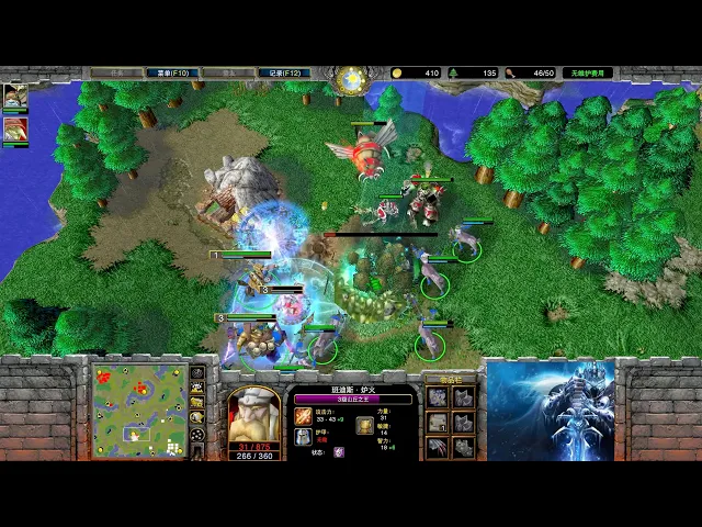 【中立英雄想养猪】魔兽争霸大帝解说 lawliet vs 15sui ts